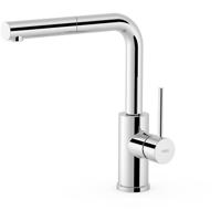 Keukenkraan Tres Top | Opbouw | 360° Draaibaar | Uitrekbare sproeier | Mengkraan | 1-hendel | Rond | Chroom