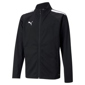 PUMA teamLIGA Trainingsjack Kids Zwart Wit