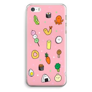 Happy bento friends: iPhone 5 / 5S / SE Transparant Hoesje