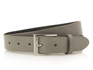 Timbelt Leren Riem 3 cm Grijs