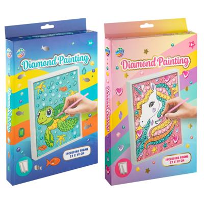 Moxy diamond painting met frame 27x19cm