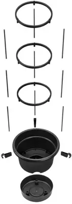 Elho green basics tomatenpot 33 cm living black