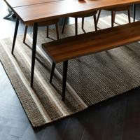 Dutchbone Vloerkleed 'Djahe' 160 x 230cm, kleur Naturel/Bruin