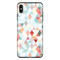Gekleurde driehoekjes pastel: iPhone XS Max Tough Case