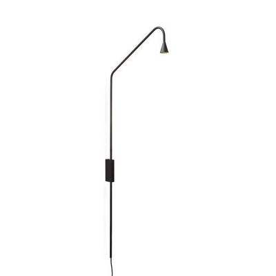 Trizo21 Austere-Wall Wandlamp - Zwart - Met stekker & dimmer