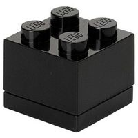 Mini opbergbox Brick 4 zwart (4011)