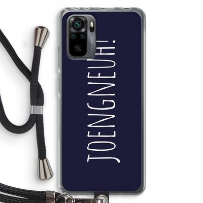 Joengneuh!: Xiaomi Redmi Note 10 Pro Transparant Hoesje met koord