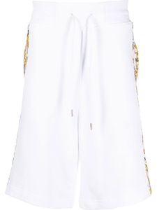 Versace Jeans Couture short à imprimé baroque - Blanc