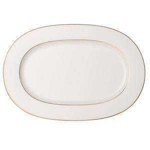 Villeroy & Boch Anmut Gold Serveerplateau Porselein Goud, Wit Ovaal