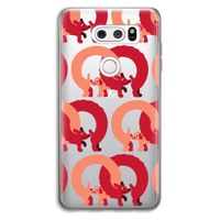 Dogs: LG V30 Transparant Hoesje