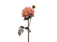 Kunstbloem dahlia 61 cm, roze - Buitengewoon de boet