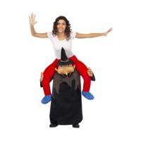 Kostuums voor Volwassenen My Other Me Ride-On Heks Tuniek