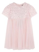 NEEDLE & THREAD KIDS robe Thea Bodice à sequins - Rose