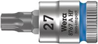 Wera 8767 A HF TORX® Zyklop Bit/dop-combinatie met 1/4" Aandrijving met Vasthoudfunctie, TX 27 x 28 mm - 1 stuk(s) - 05003367001