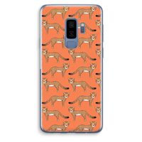 Cheetah: Samsung Galaxy S9 Plus Transparant Hoesje