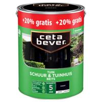 Cetabever Schuur en Tuinhuis Beits Dekkend Zijdeglans - Zwart
