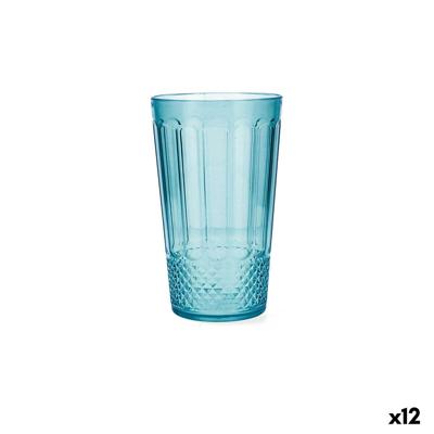 Waterglas Quid Gaia Turkoois Plastic 600 ml (12 Stuks)