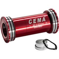 Cema bracketas bb86-bb92 sram gxp sg3 coated keramisch rood Cema bracketas bb86-bb92 sram gxp sg3 coated keramisch rood