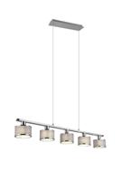 Trio 5-lichts hanglamp Kaprun recht 92cm 311600506