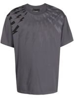 Neil Barrett t-shirt en coton à imprimé Thunderbolt - Gris - thumbnail