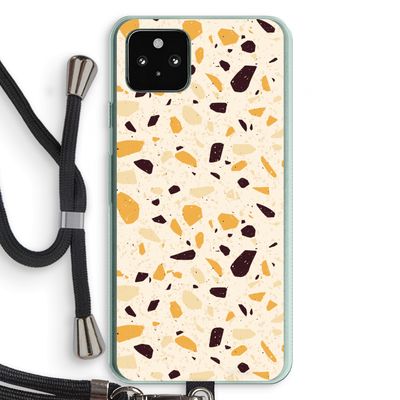 Terrazzo N°13: Pixel 5a 5G Transparant Hoesje met koord