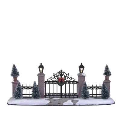 Lighted gate en fence bo - Luville
