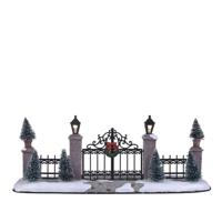 Lighted gate en fence bo - Luville Lighted gate en fence bo - Luville