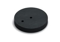 Onderlegplaat grijs rubb.12mm v.deurbuffer paddenstoel 85mm - thumbnail