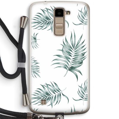 Simple leaves: LG K10 (2016) Transparant Hoesje met koord