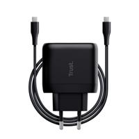 Wandlader + USB-Kabel-C Trust 24817 Zwart 65 W - thumbnail