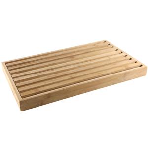 Svenska Living Snijplank - met kruimel opvangbak - bamboe - 38 x 23 cm