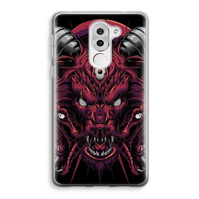 Hell Hound and Serpents: Honor 6X Transparant Hoesje