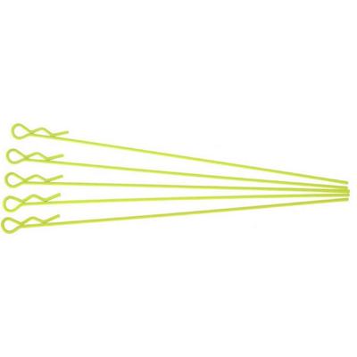XCeed 1:10 Bodyklemmen Geel (fluorescerend) 1 stuk(s)