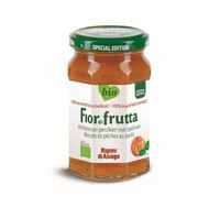 Fiordifrutta Abrikozen en perziken met basilicum jam bio (250 gr)