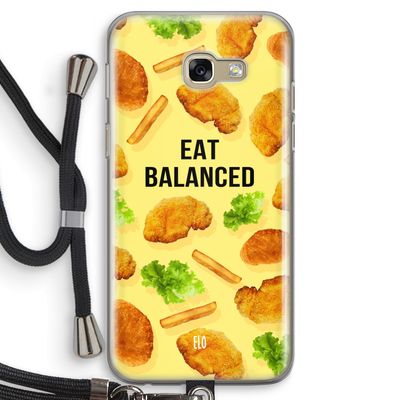 Eat Balanced: Samsung Galaxy A5 (2017) Transparant Hoesje met koord