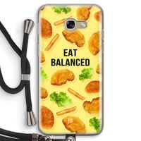 Eat Balanced: Samsung Galaxy A5 (2017) Transparant Hoesje met koord