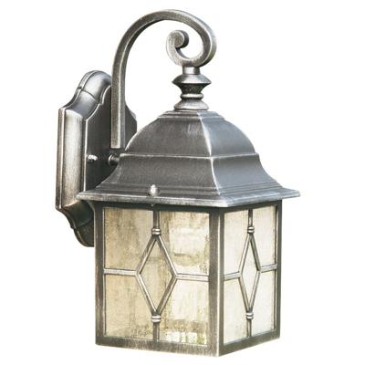 Searchlight Klassieke muurlampGenoa Down zwart zilver - 1642