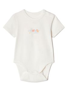 Off-White Kids lot de bodies en coton à logo imprimé Funny - Blanc