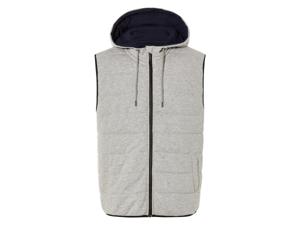 LIVERGY Heren bodywarmer (S, Grijs)