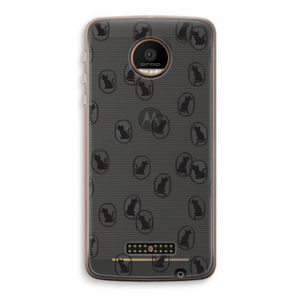 Miauw: Motorola Moto Z Force Transparant Hoesje