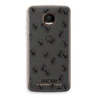 Miauw: Motorola Moto Z Force Transparant Hoesje Miauw: Motorola Moto Z Force Transparant Hoesje