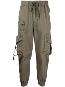 Musium Div. pantalon cargo fuselé à lien de resserrage - Vert