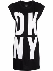 DKNY débardeur long à logo imprimé - Noir