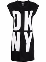 DKNY débardeur long à logo imprimé - Noir - thumbnail