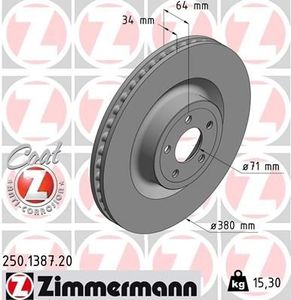 Remschijf Coat Z 250138720
