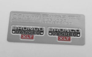 RC4WD Side Metal Emblem for Traxxas TRX-4 '79 Bronco Ranger XLT (VVV-C0495)