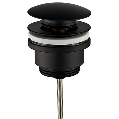 Wiesbaden Caral Clickwaste Afvoerplug 5/4" Mat Zwart - Luxe en Functioneel