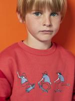 Sweater voor jongens Skateboard rood Sweater voor jongens Skateboard rood