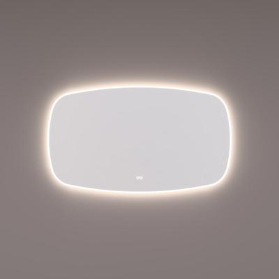 HIPP Design spiegel Deens Ovaal 140 x 74 cm - Directe en Indirecte LED met Spiegelverwarming. Kleurenwissel en Touch Dimmer