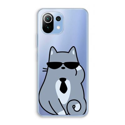 Cool cat: Xiaomi Mi 11 Lite Transparant Hoesje